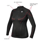 Under Shield® HERO LONG SLEEVE ZIP WARM technical long-sleeve shirt