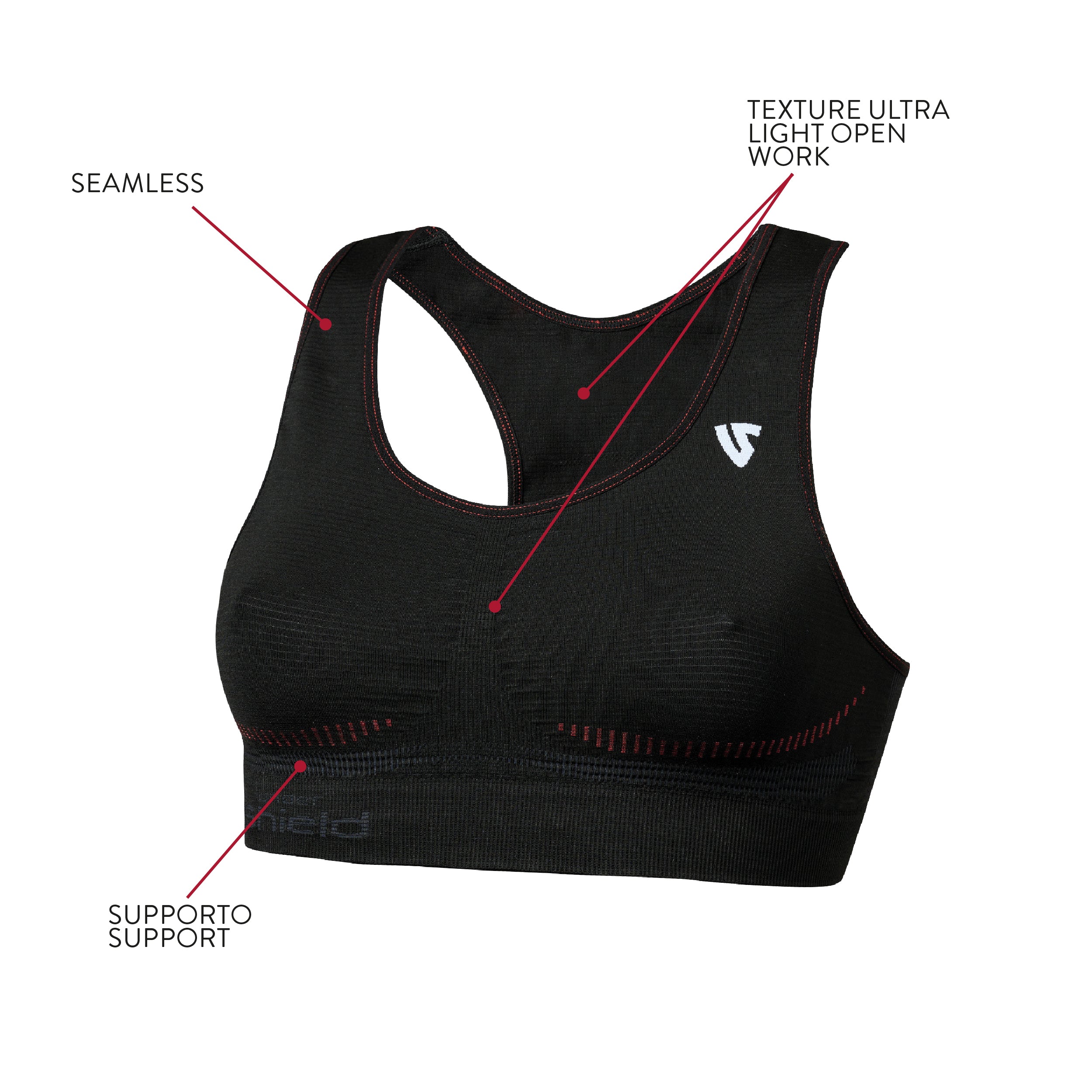 TOP TECNICO DONNA UNDER SHIELD® HERO TOP