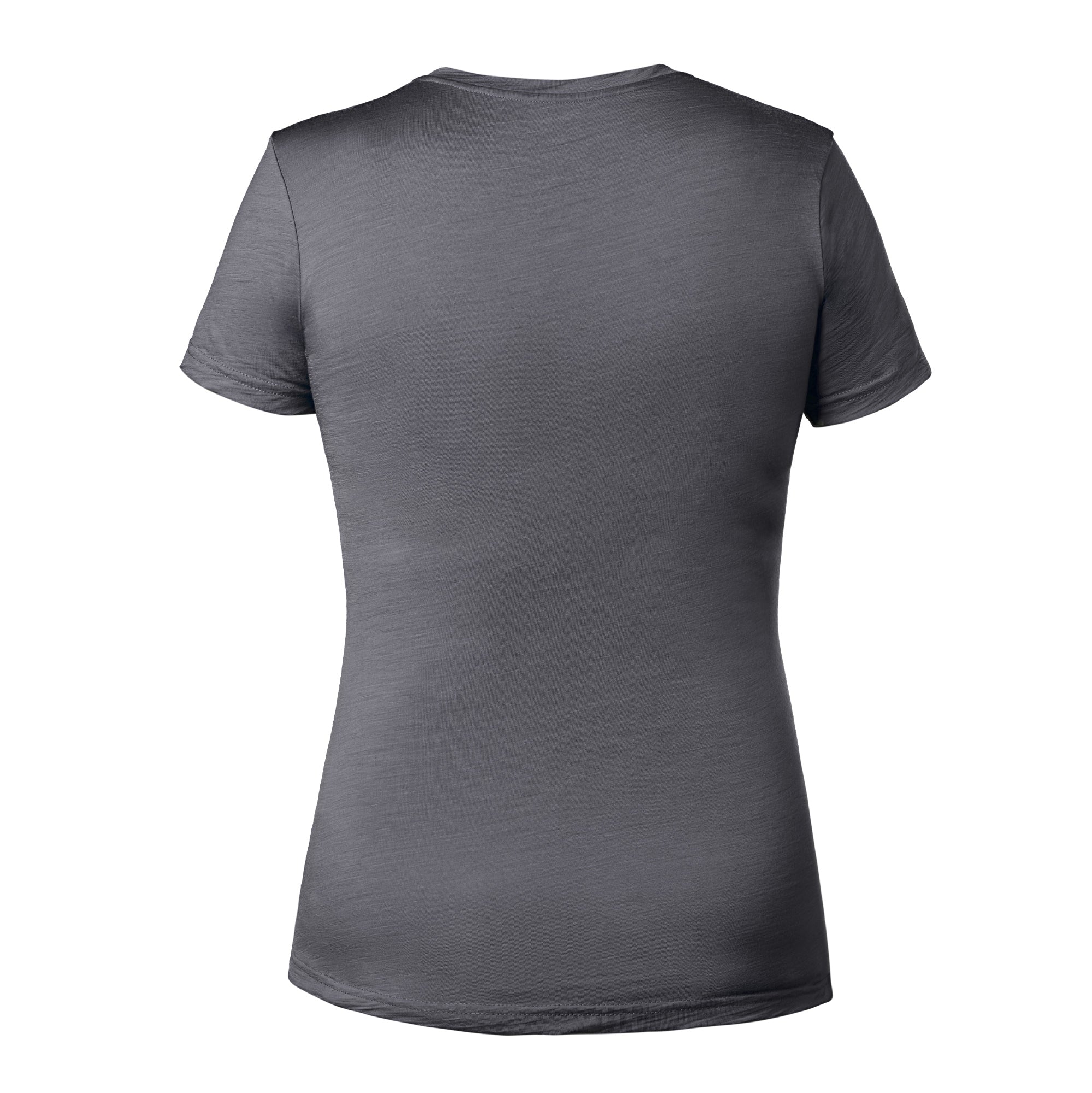 Kurzärmeliger Merinowollpullover - Damen