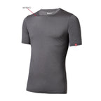 Short-sleeved Merino Wool Sweater - MEN