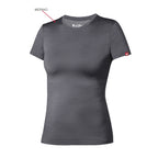 Kurzärmeliger Merinowollpullover - Damen