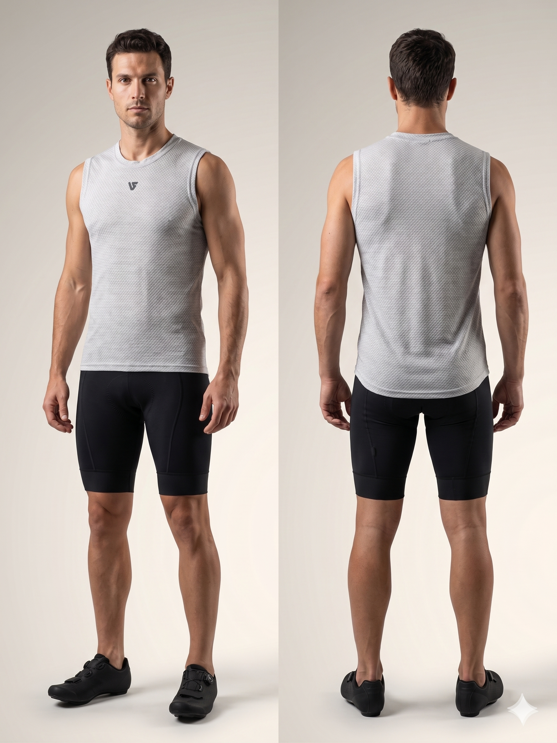 Canotta tecnica Under Shield® HERO NO SLEEVE MOCK MESH