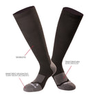 Under Shield® Peak Sportsocken Schwarz/Grau