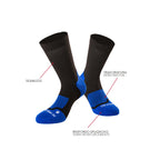 Under Shield® PEAK SHORT Sportsocken Schwarz/Blau