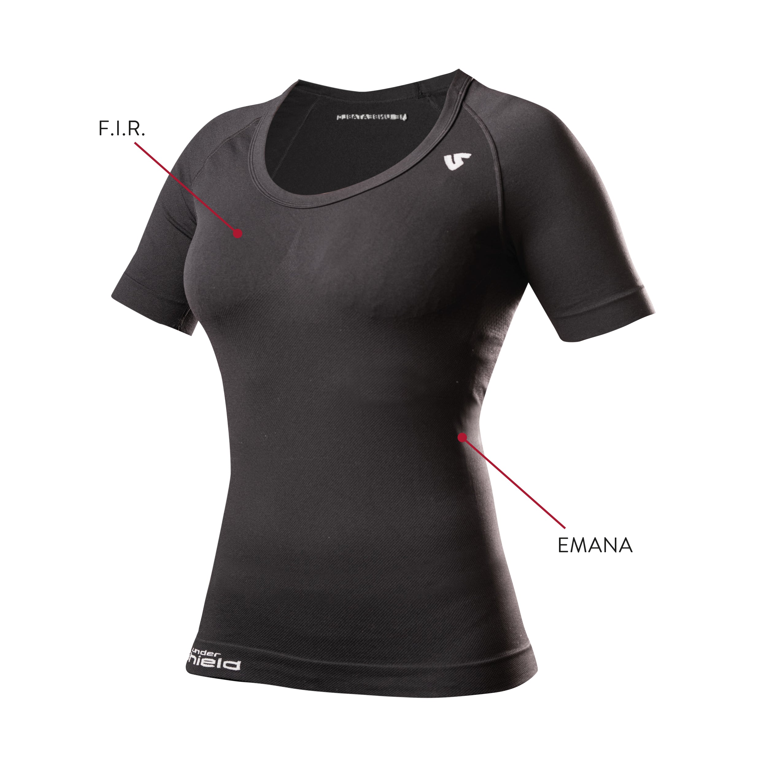 Maglia sportiva tonificante Under Shield® EMANA - STAR
