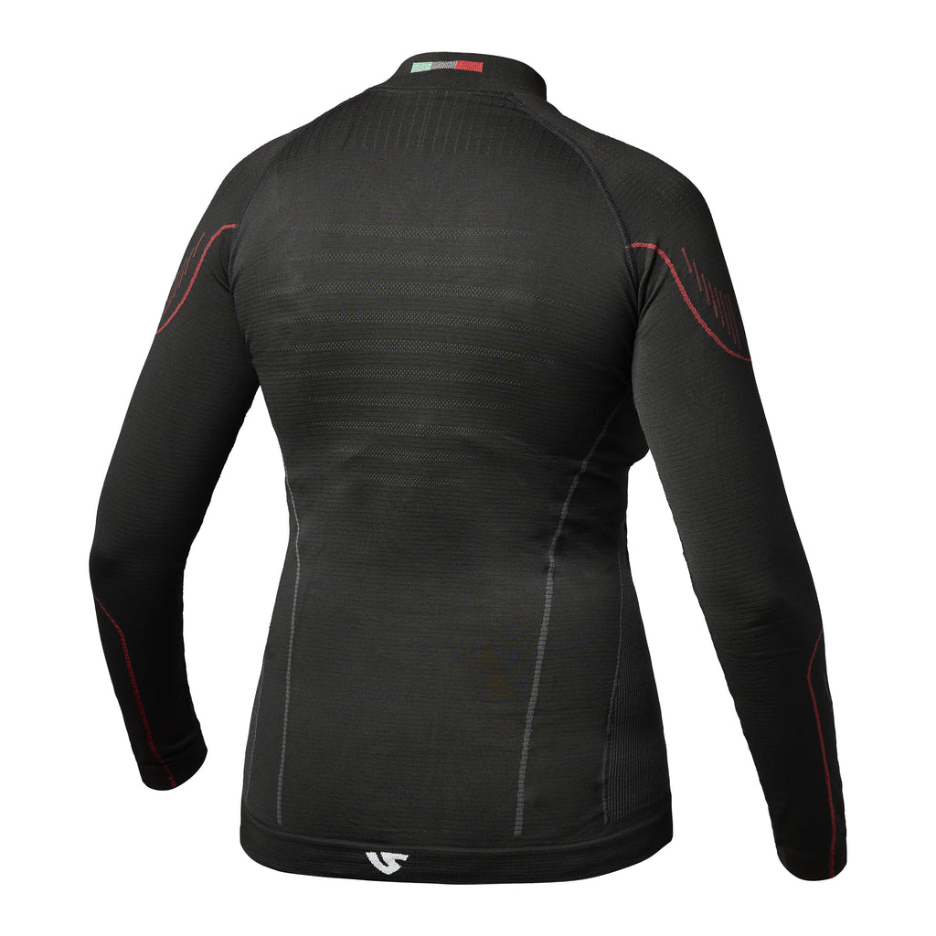 Under Shield® HERO LONG SLEEVE ZIP WARM technical long-sleeve shirt